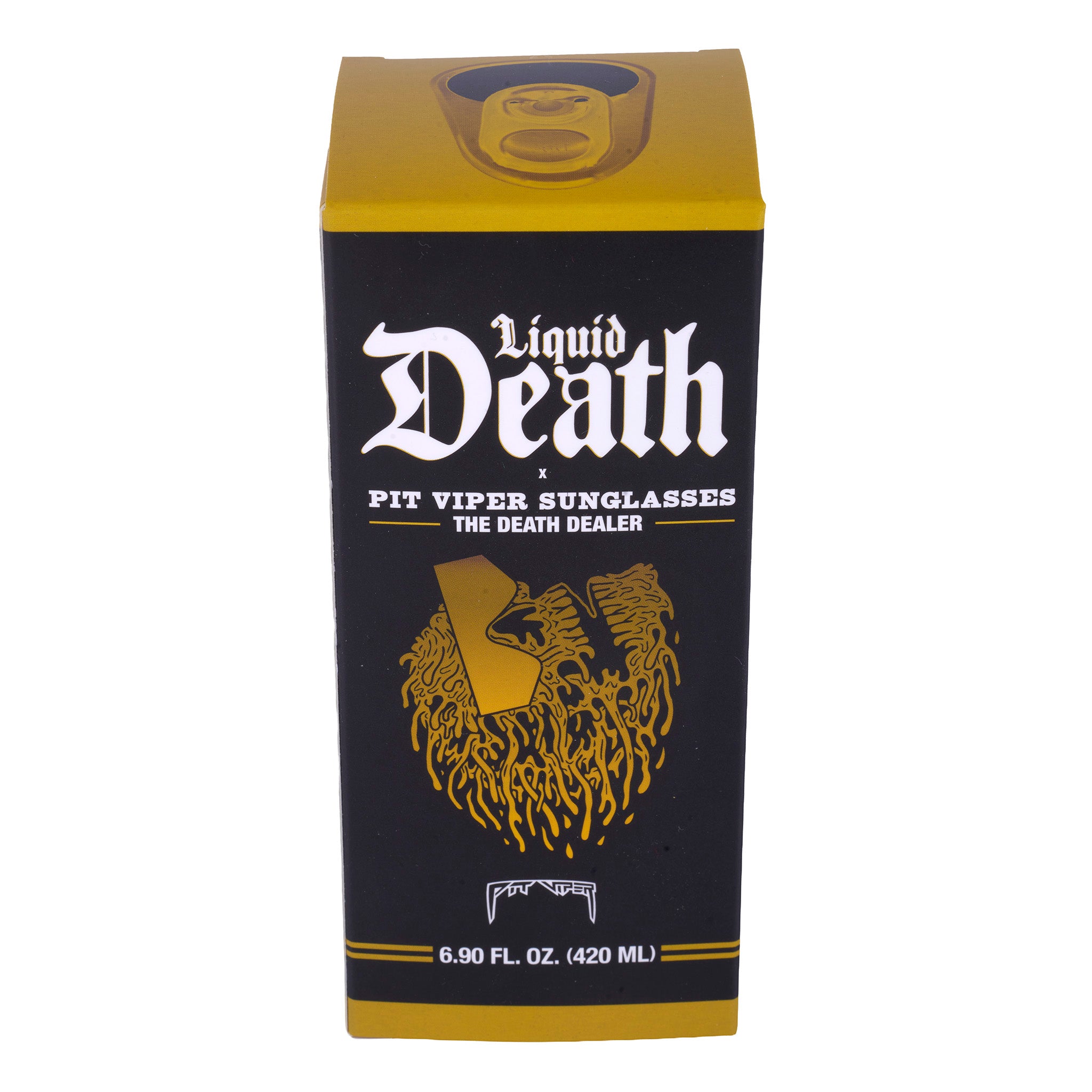 Liquid Death x Pit Viper The Death Dealer