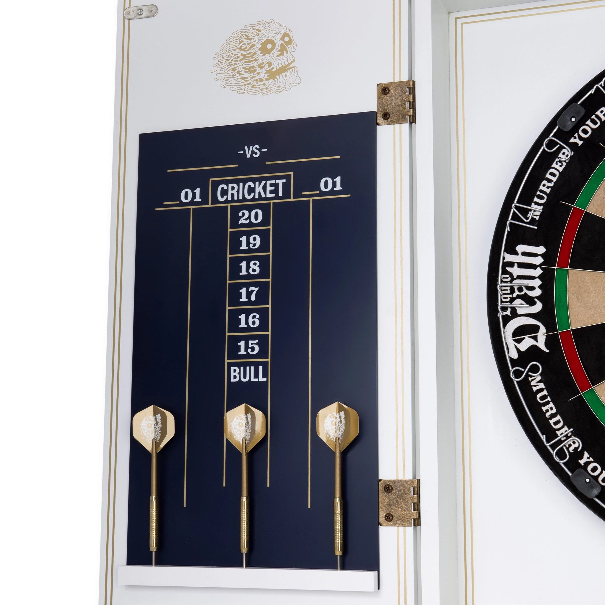 Darts of Darkness Front Open Close Up