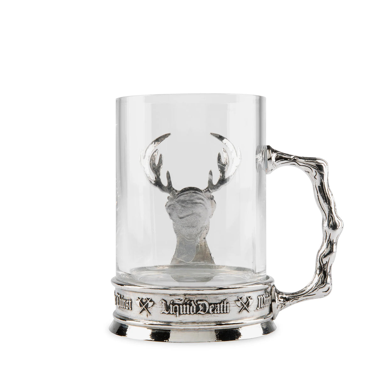 Donny Deerstein Mug — Silver — back