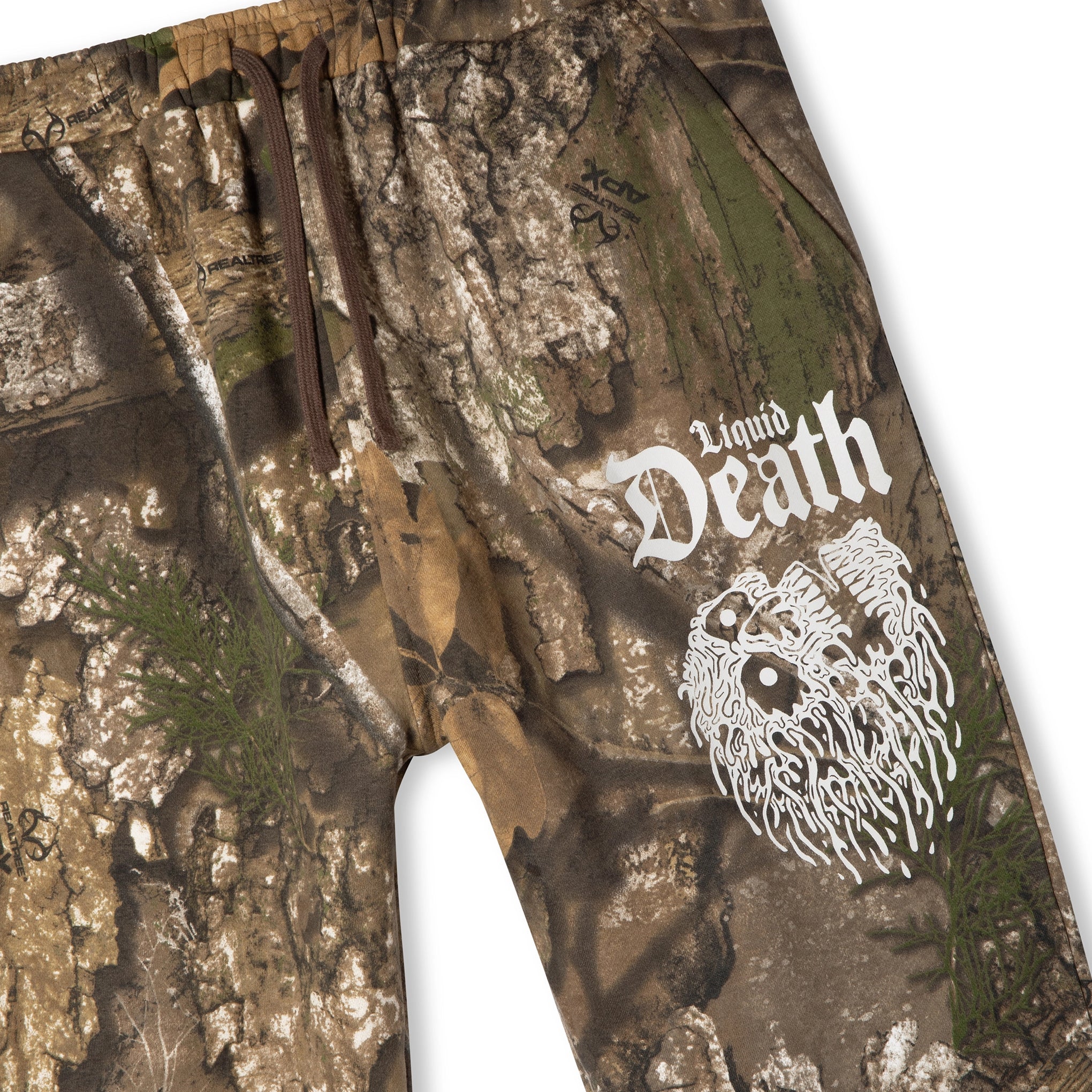 Invisible Death Sweatpants Camo Front Close Up