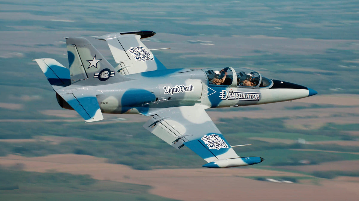 Win your very own Liquid Death L-39 Aero Jet