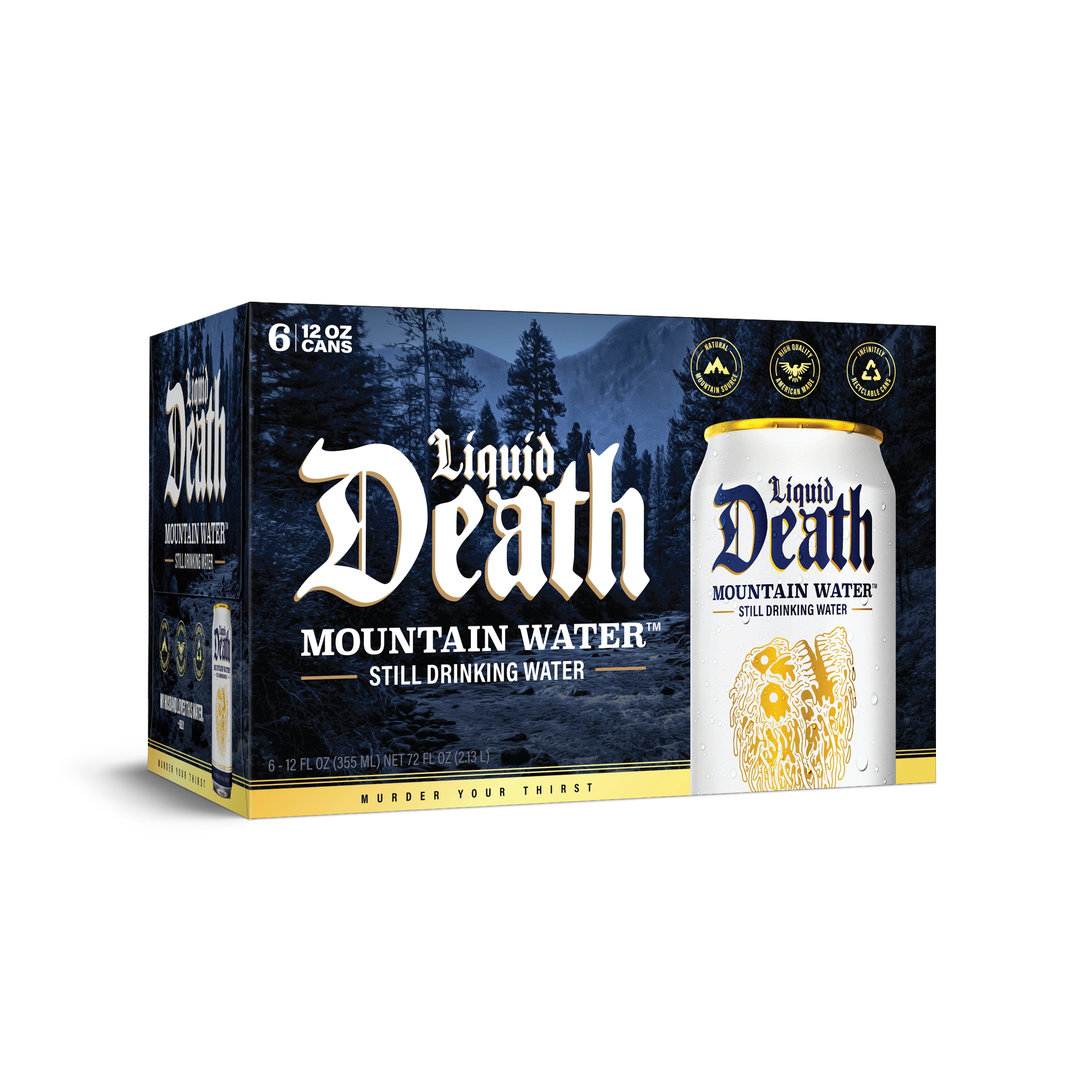 Liquid Death Mountain Water 16.9oz