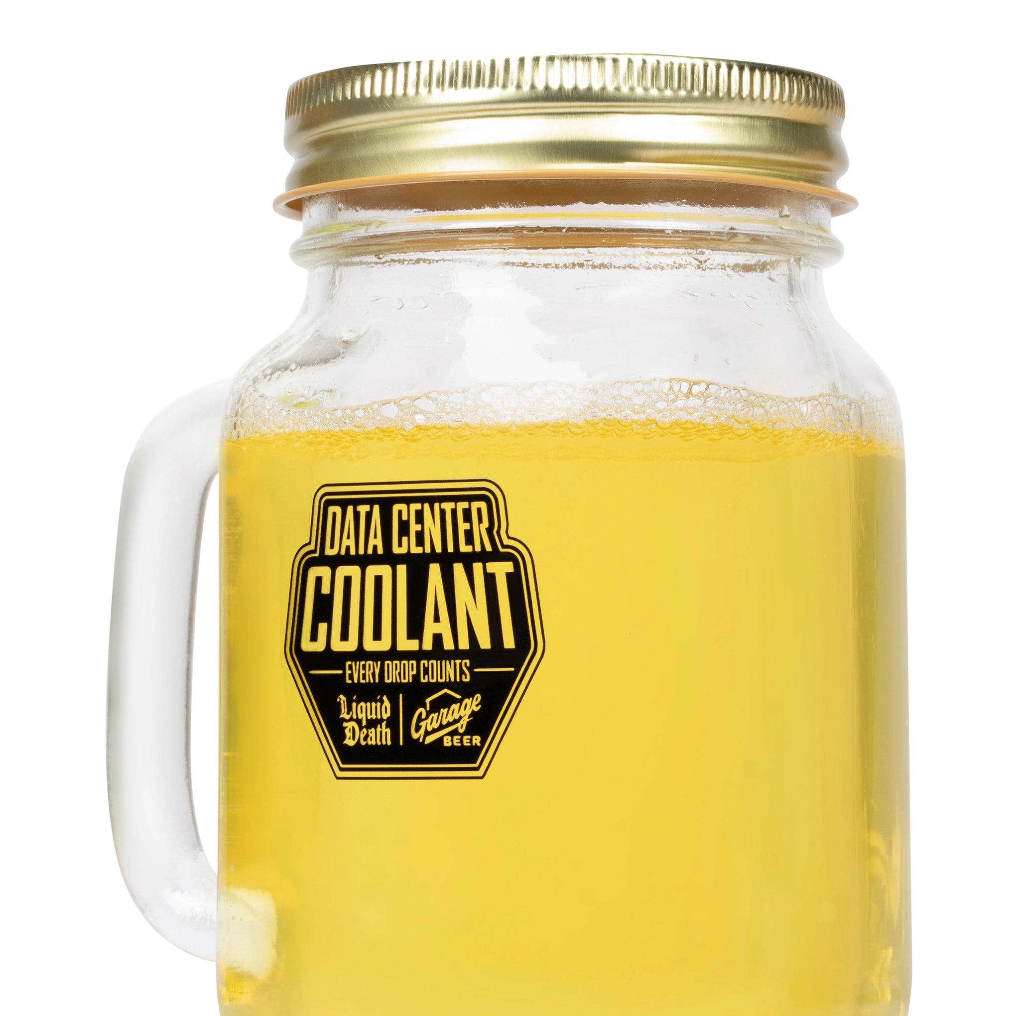 Liquid Death x Garage Beer Data Center Coolant Collector — closeup