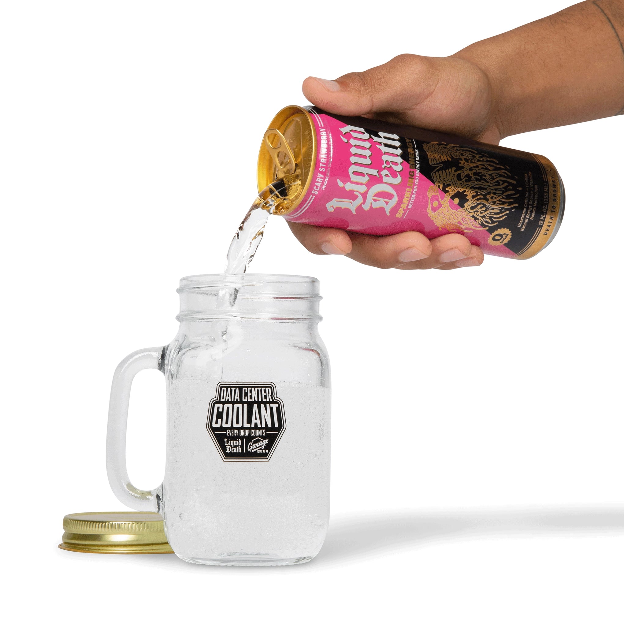 Liquid Death x Garage Beer Data Center Coolant Collector — filling (energy)