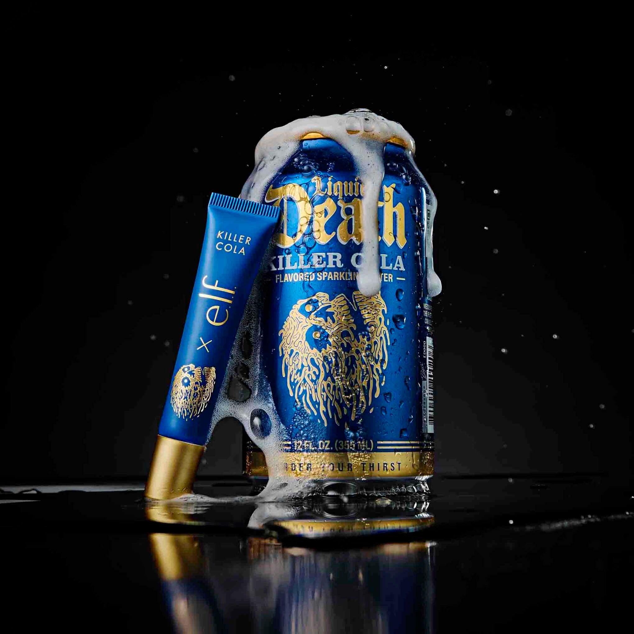 Liquid Death x  e.l.f. Lip Embalm