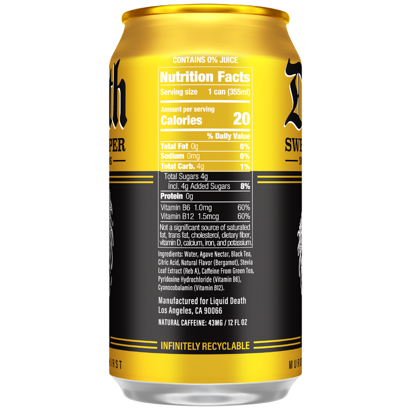 Sweet Reaper — back of can 12oz