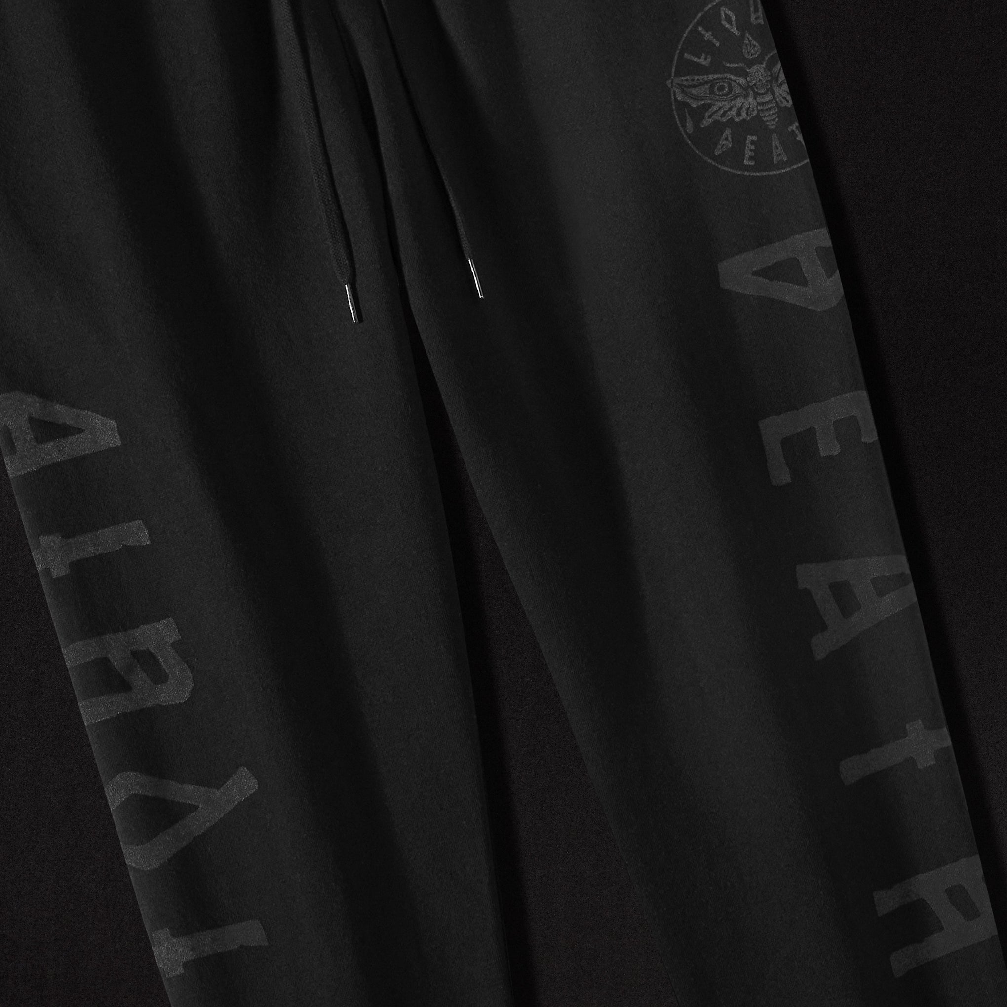 Crystal Moth Sweatpants front detail