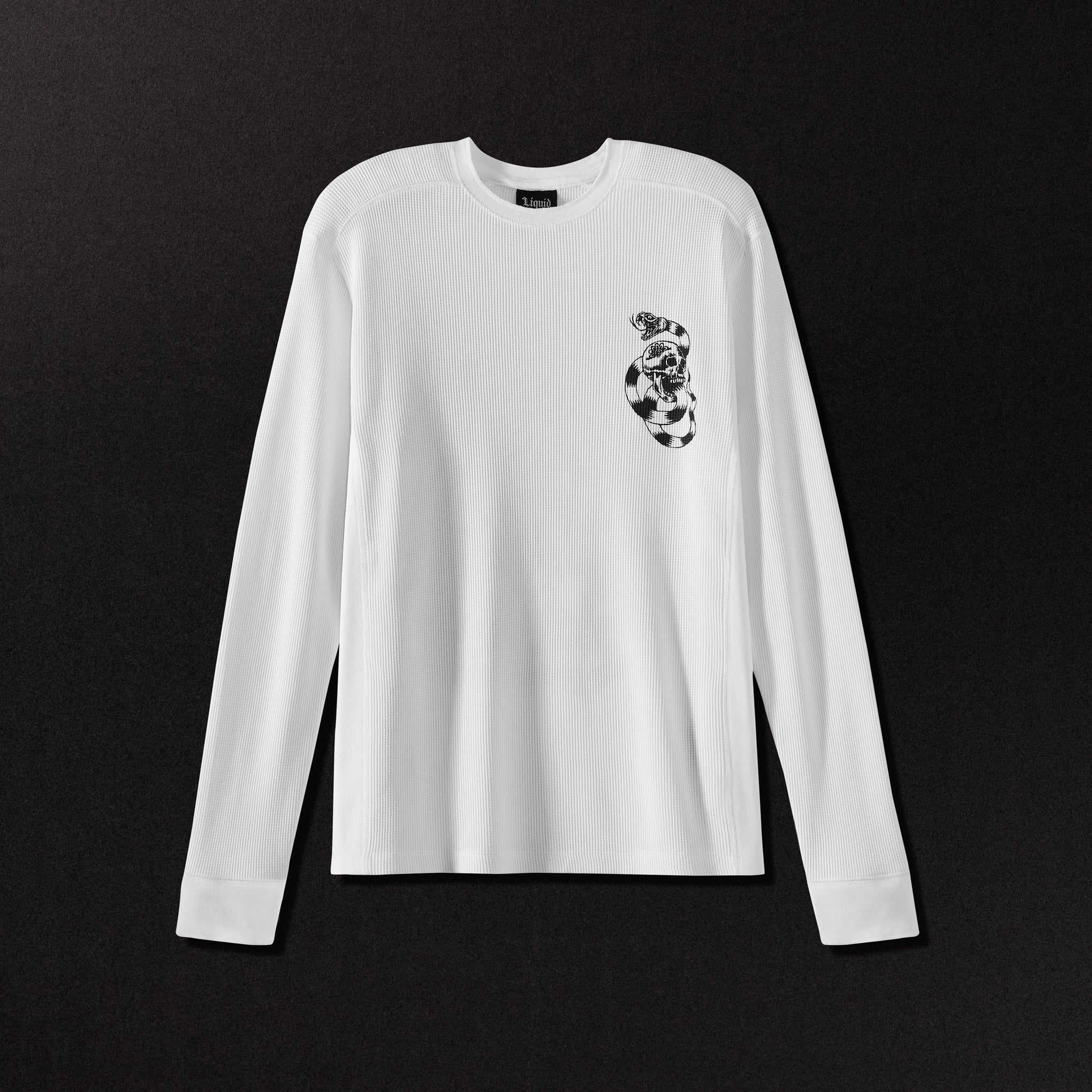 Liquid Death Death Charmer Thermal Shirt front