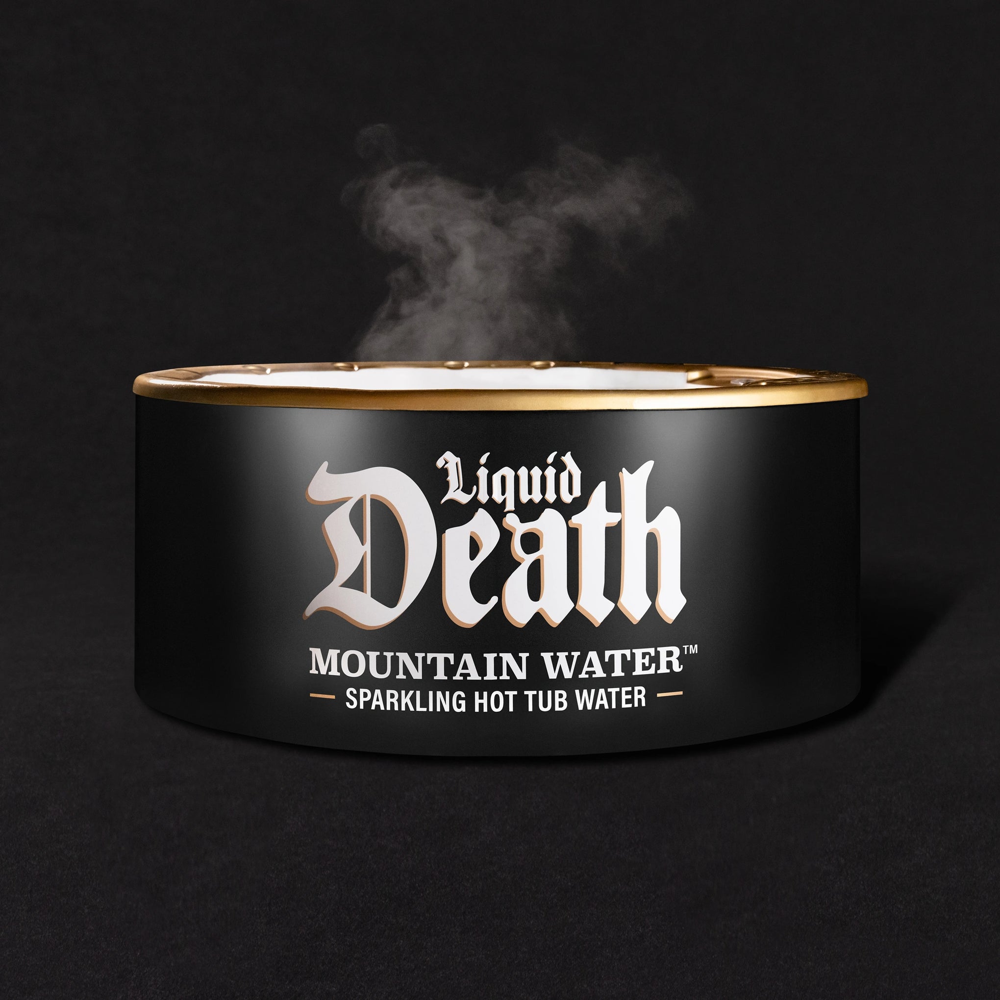 Liquid Death x Gopuff Hot Tub