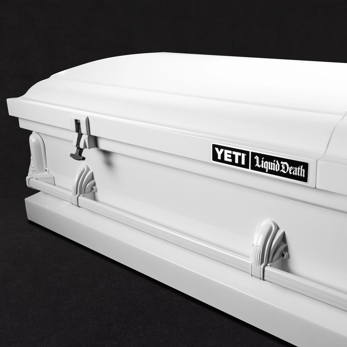 YETI X LIQUID DEATH CASKET COOLER