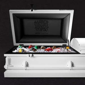 YETI X LIQUID DEATH CASKET COOLER