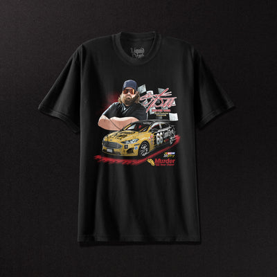 Bridger Webb Liquid Death Nascar Pro Driver Tee