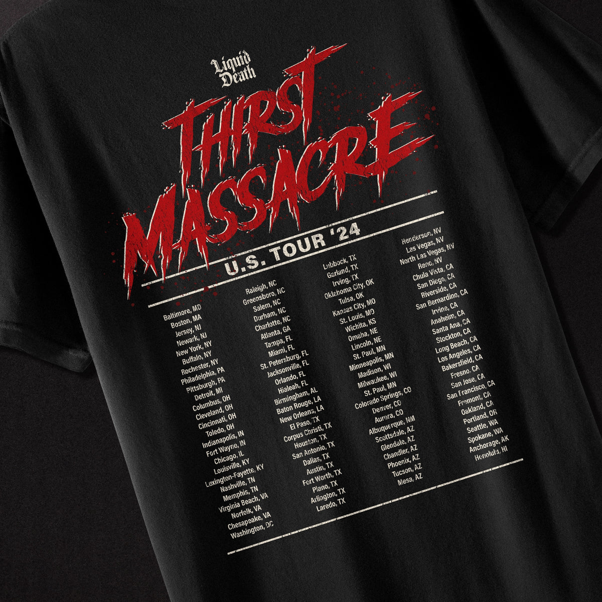 Thirst Massacre Tour Tee