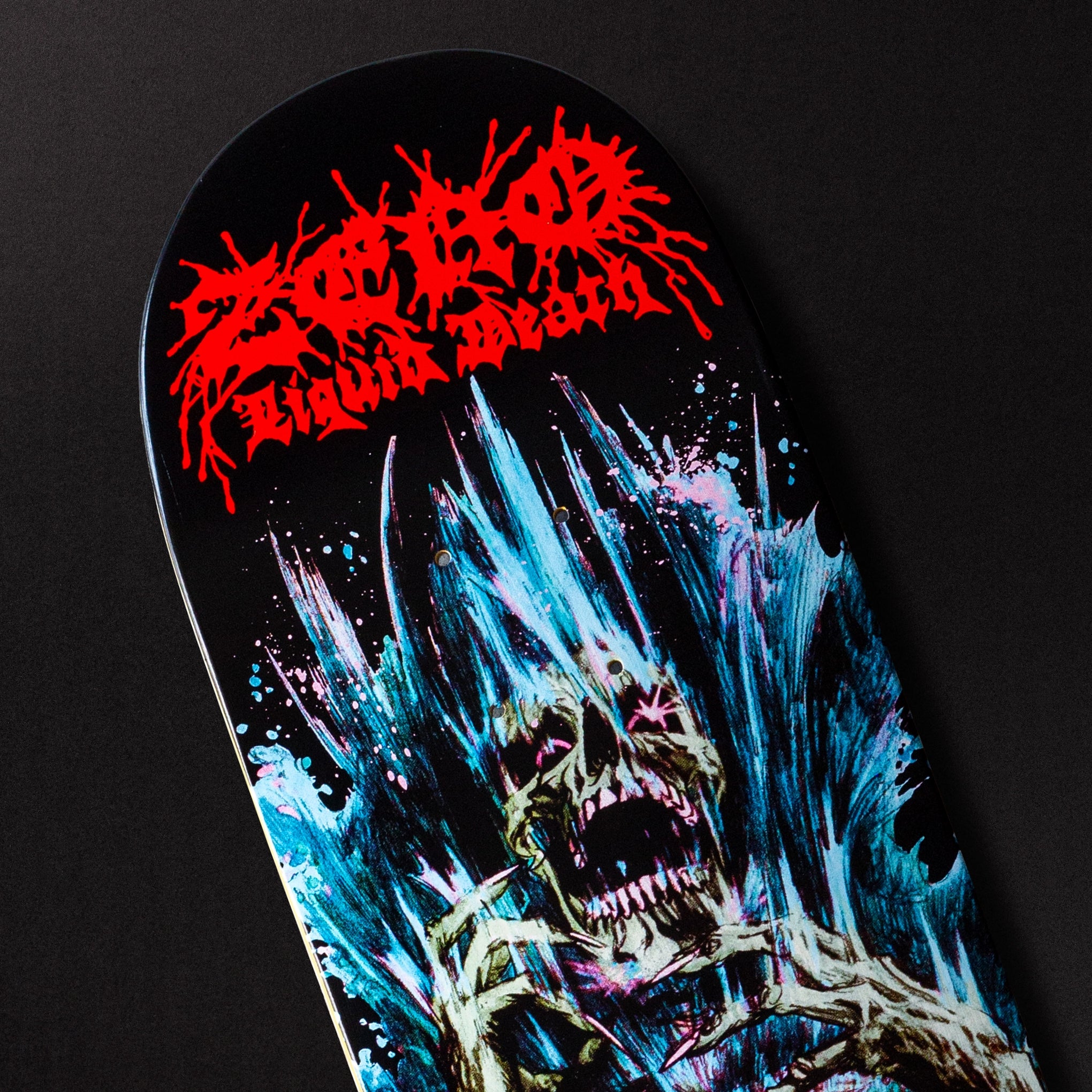 Liquid Death x Zero Skate Deck