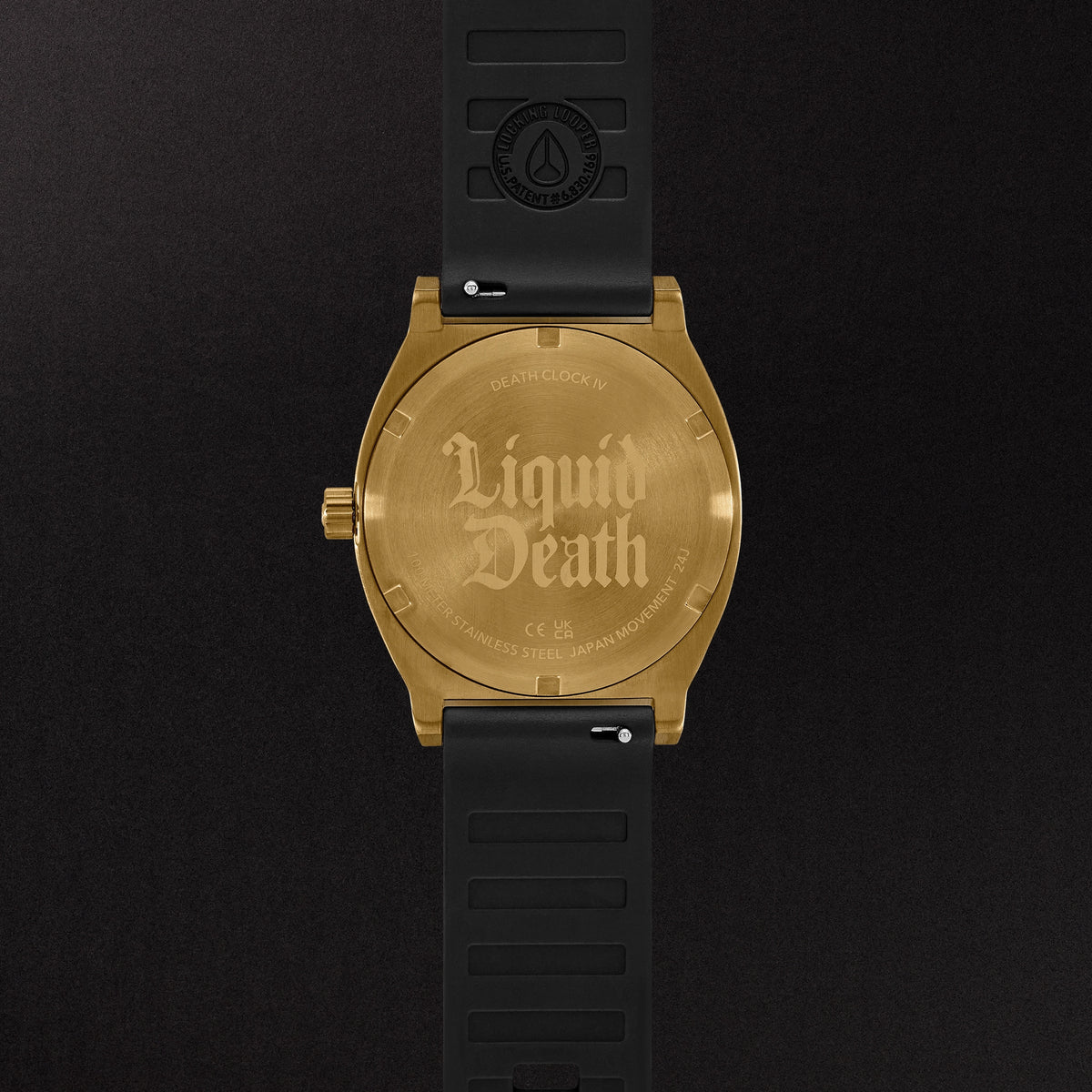 Liquid Death Nixon Watch back