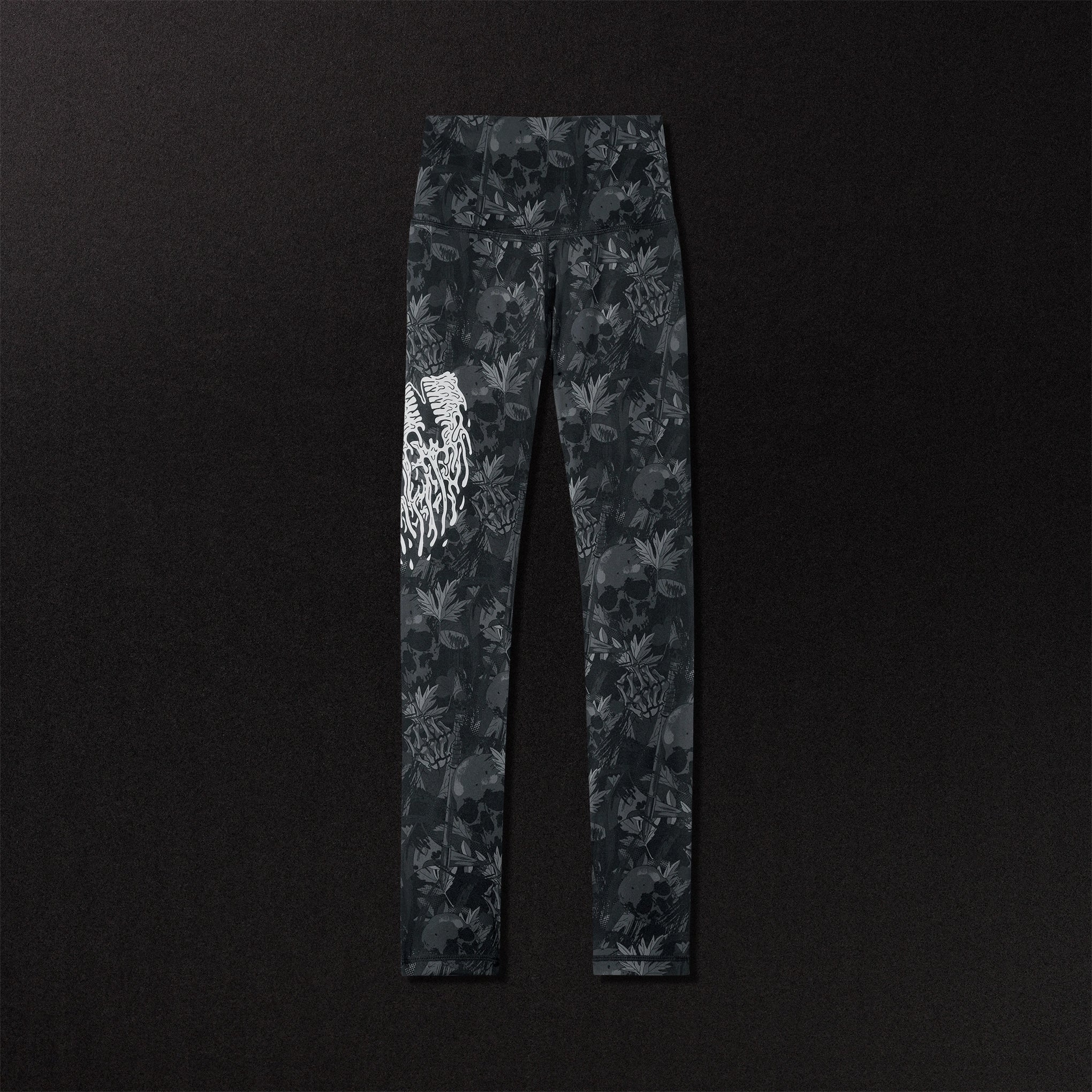 LiquidDeath_SweatyMachete_leggings front