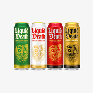 Flavored Sparkling Variety 19.2oz (12-Pack) – Liquid Death Flavored Sparkling Variety 19.2oz (12-Pack) – Liquid Death