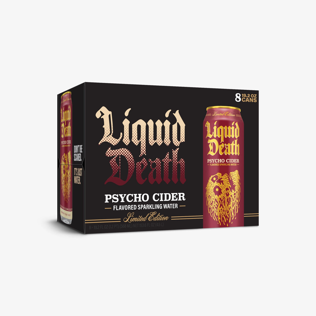 Psycho Cider Flavored Sparkling 19.2oz (8-Pack)