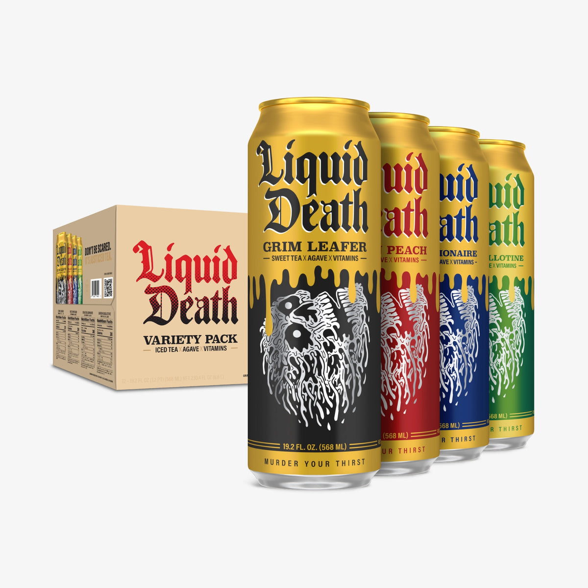 Iced Tea Variety 19.2oz (12-Pack) – Liquid Death