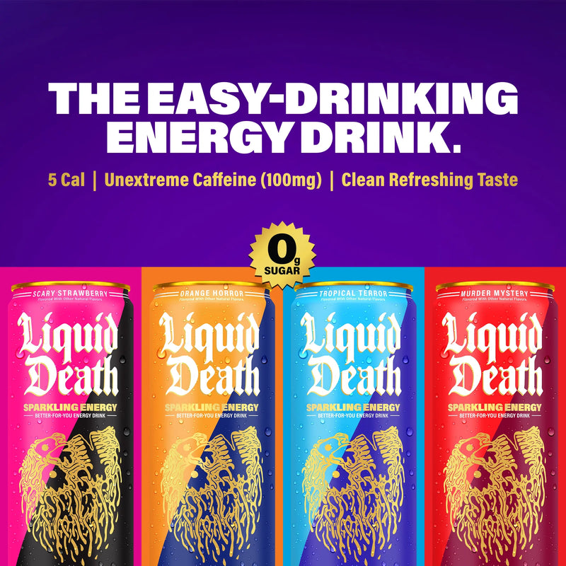 Liquid Death Line 4-Flavor Variety Pack – Liquid Death