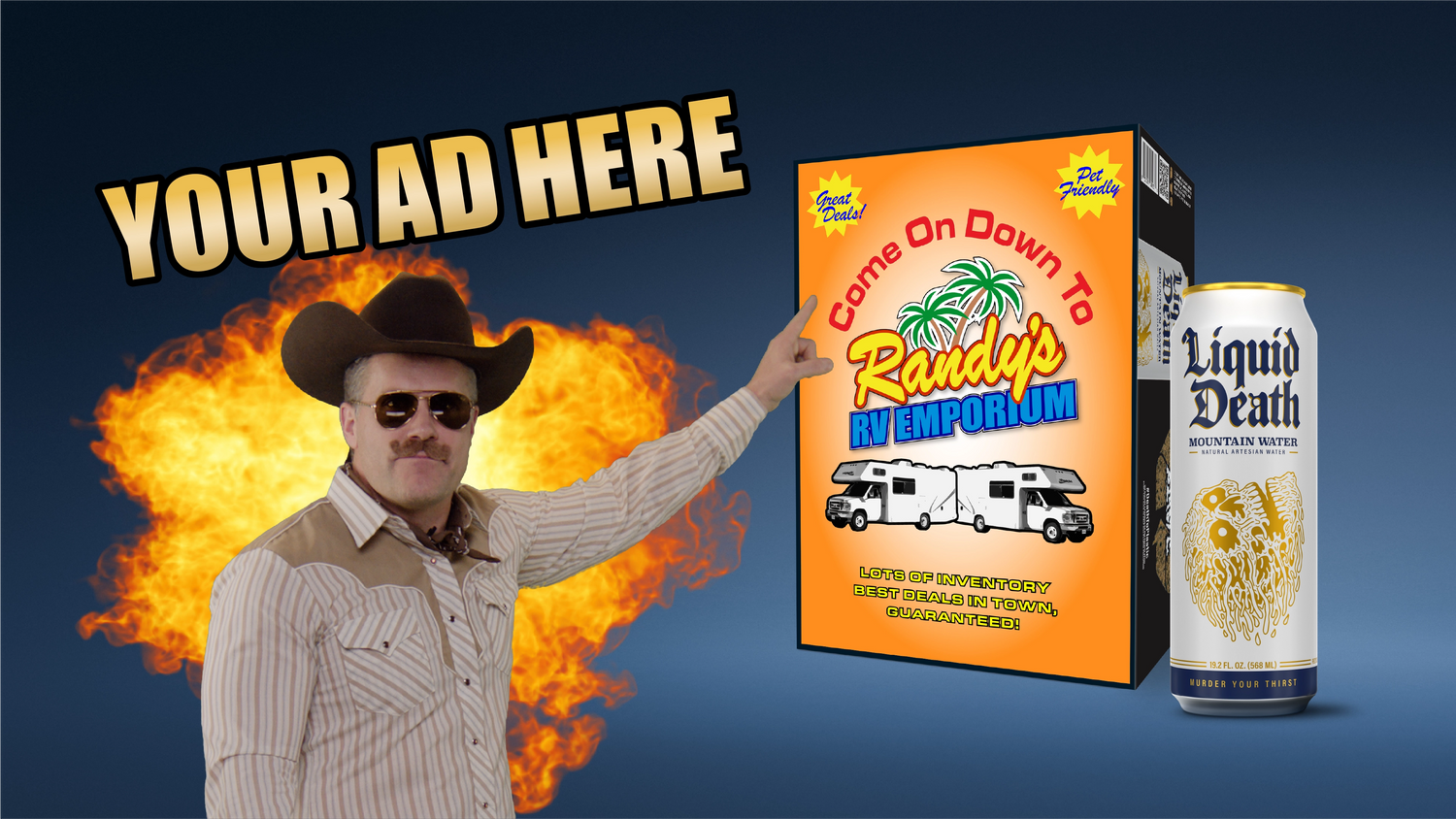 Biggest Ad Ever – Liquid Death