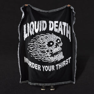 Instant Death Woven Blanket
