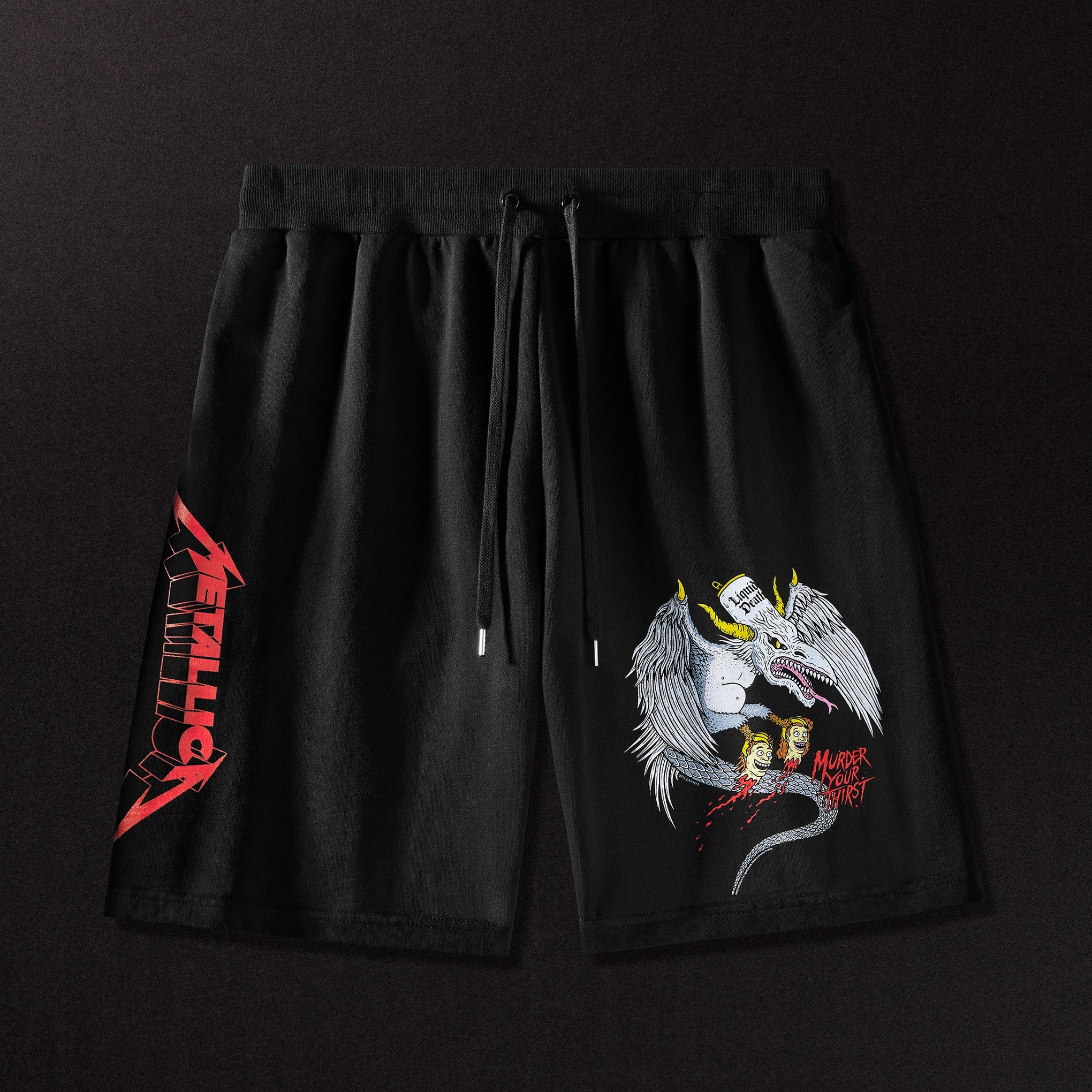 Liquid Death x Metallica Sweatshorts