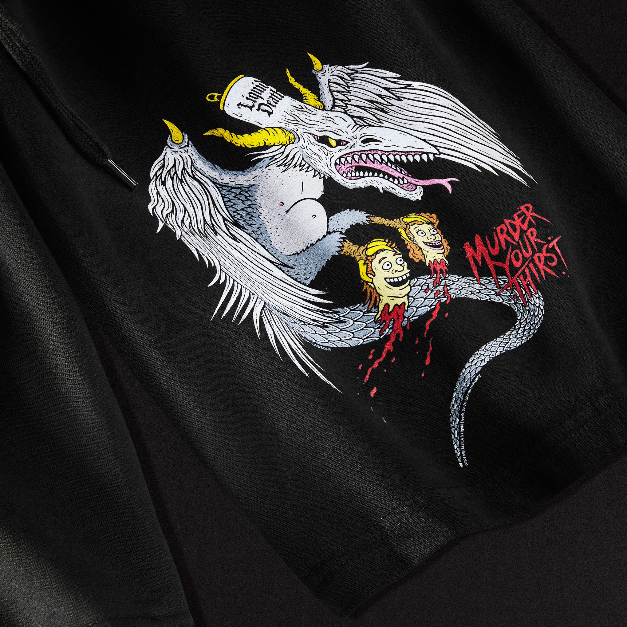 Liquid Death x Metallica Sweatshorts