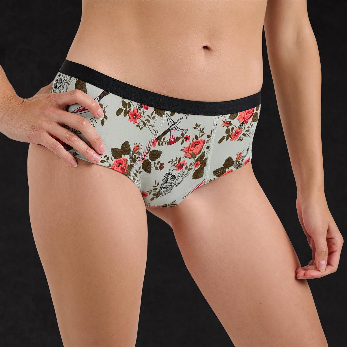 Men's Liquid Cheeky Boxer Briefs Underwear Male U-briefs Brazilain