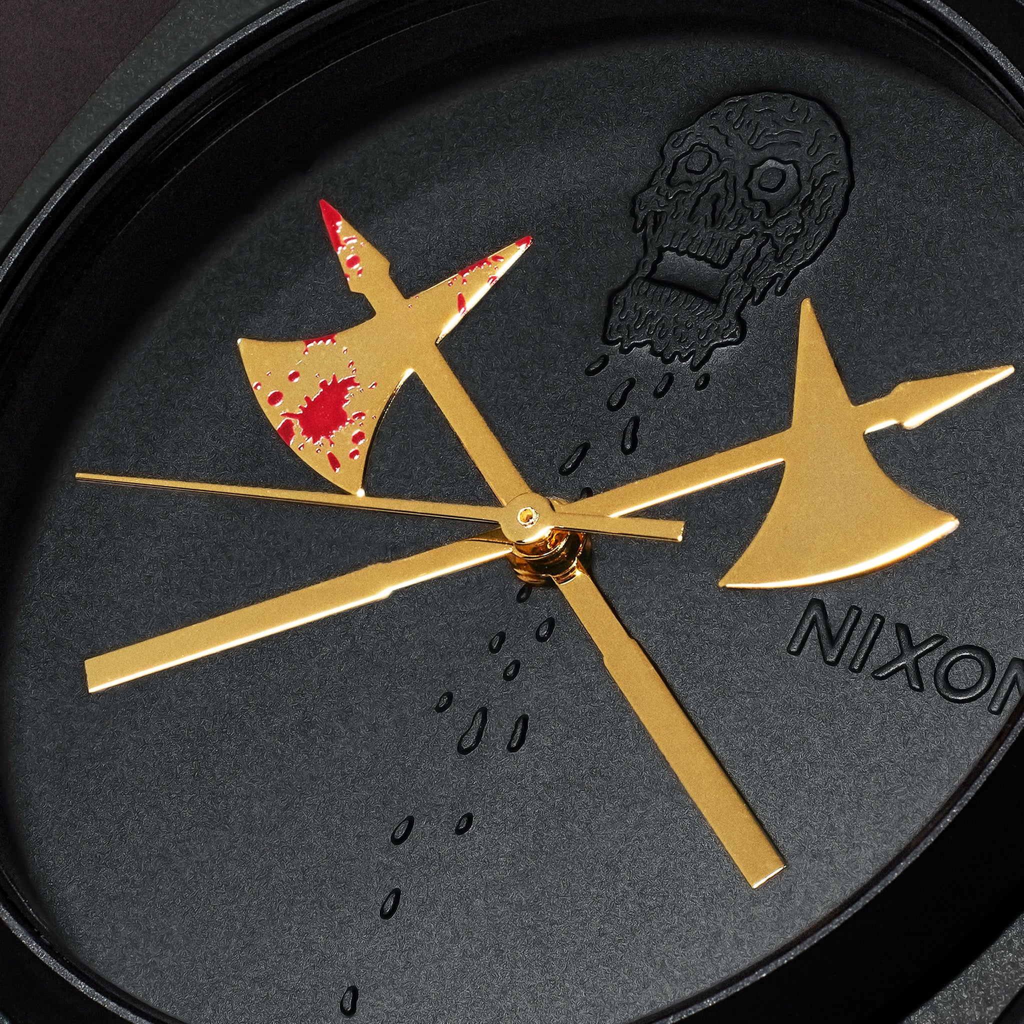 Nixon x 2PAC Rose Time Teller Gold & Black Analog Watch | Zumiez