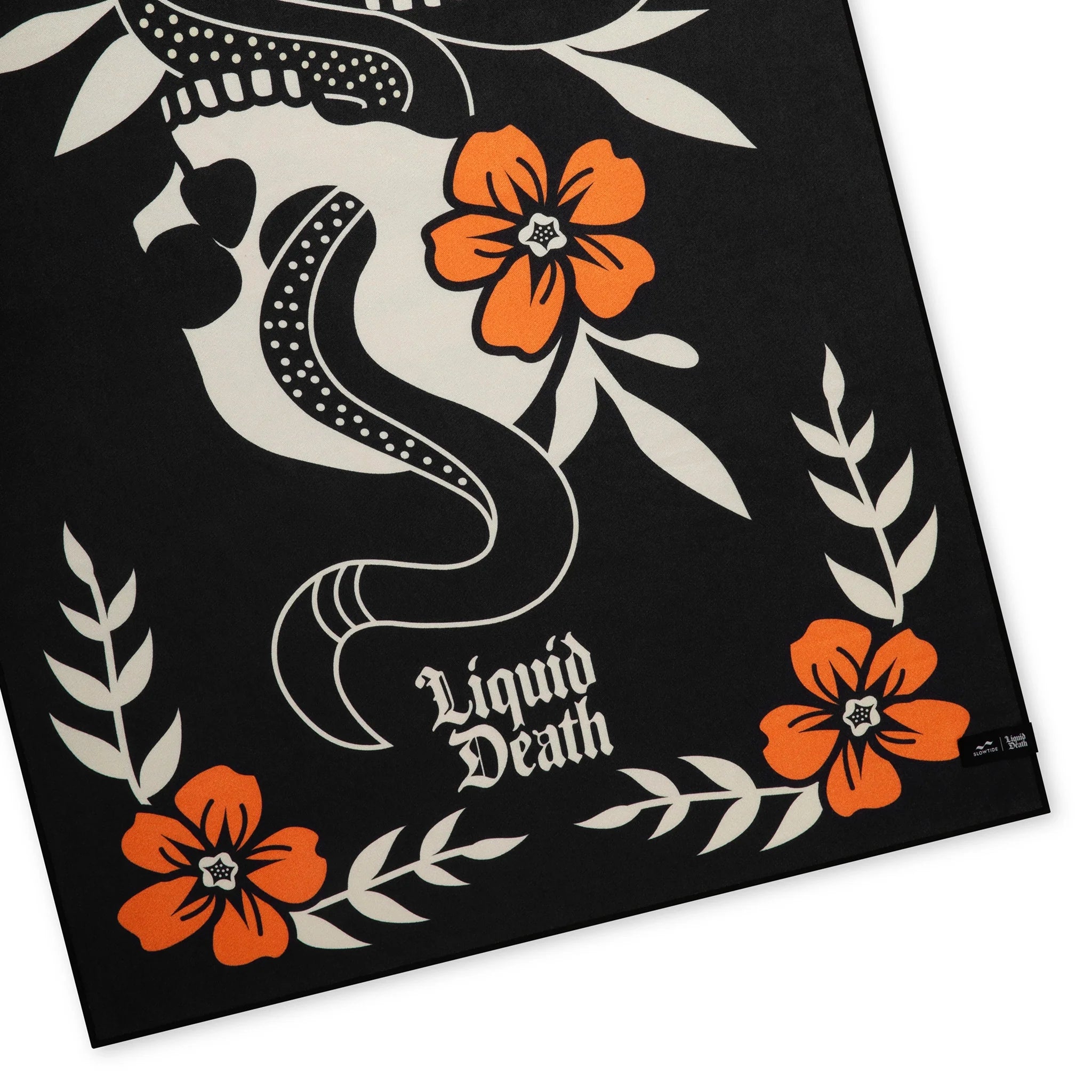 Live Fast Die Dry Towel — front closeup