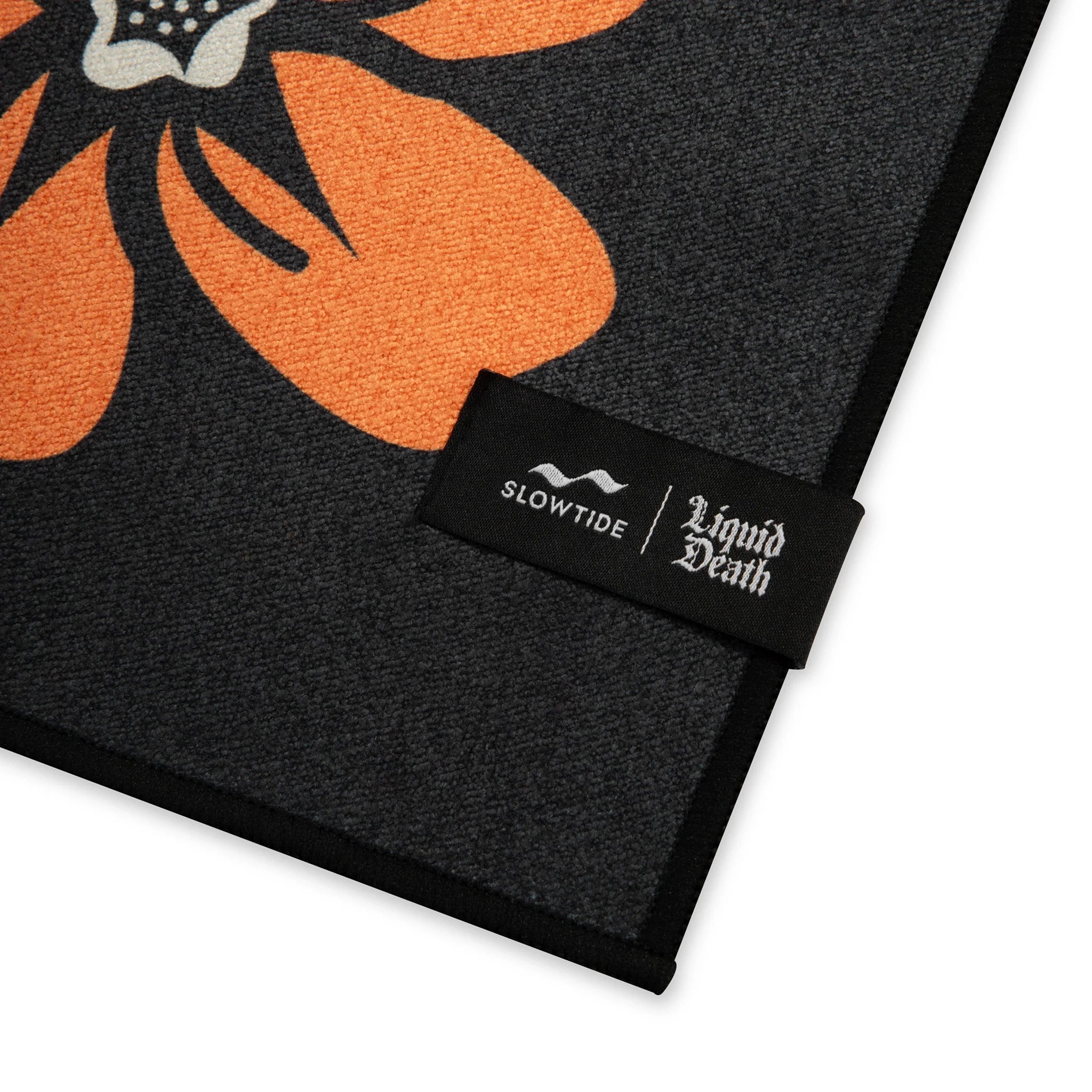 Live Fast Die Dry Towel — front closeup