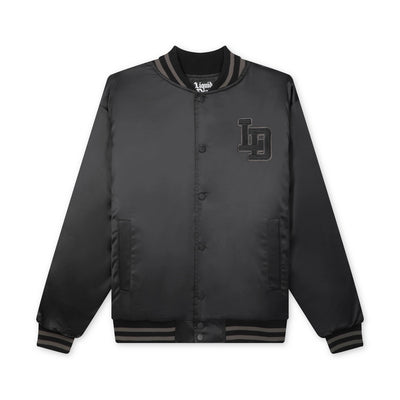 Team Death Satin Jacket Bomber Front