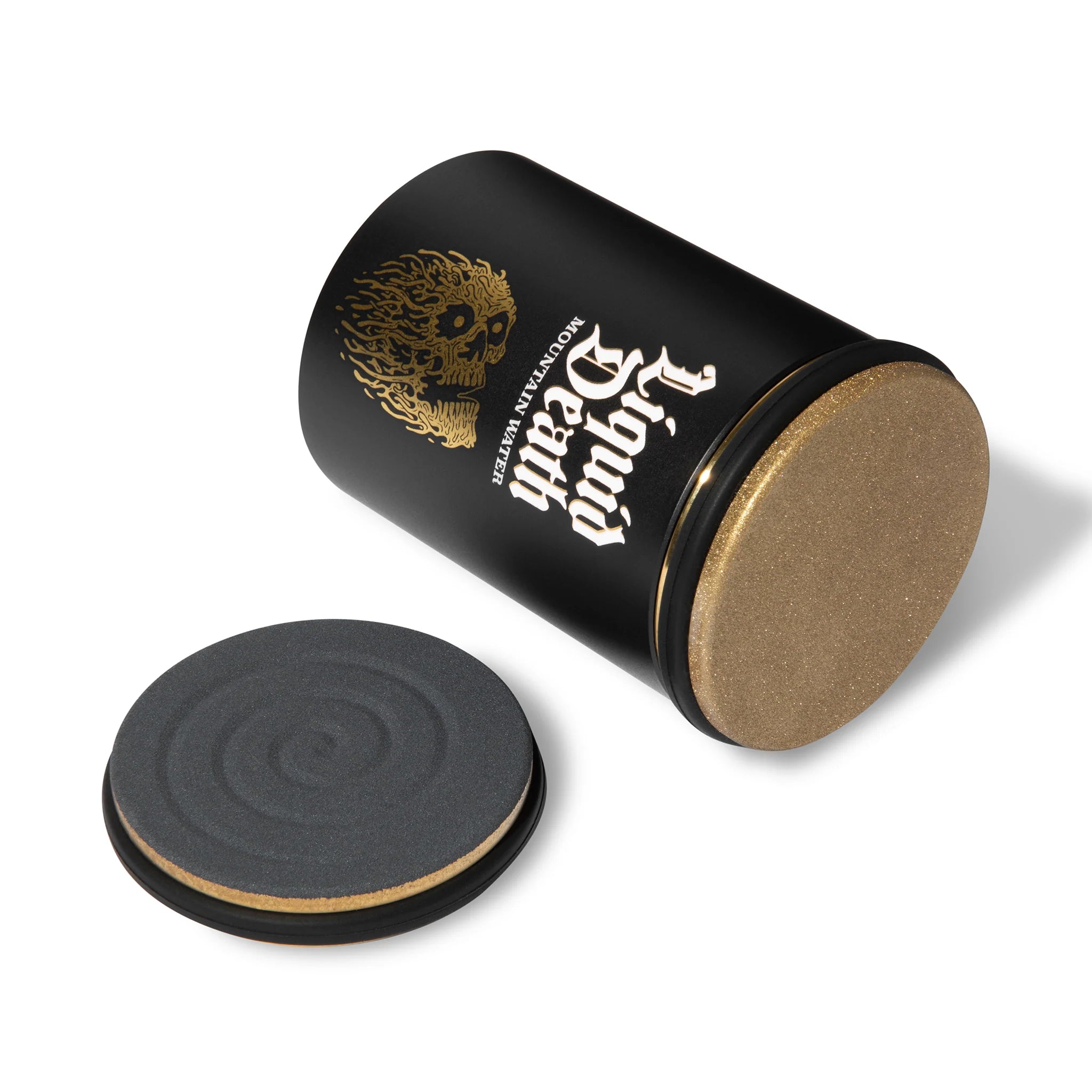 LD x Tumbler Knife Sharpener — Black/Gold — grinders closeup