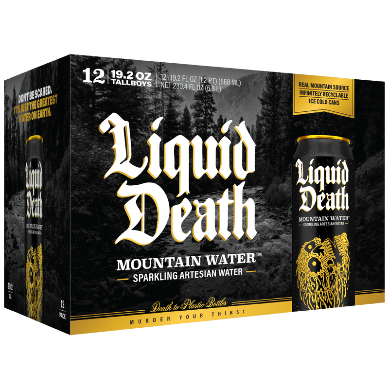 Mountain Water (Sparkling) — 19.2oz 12 pack case