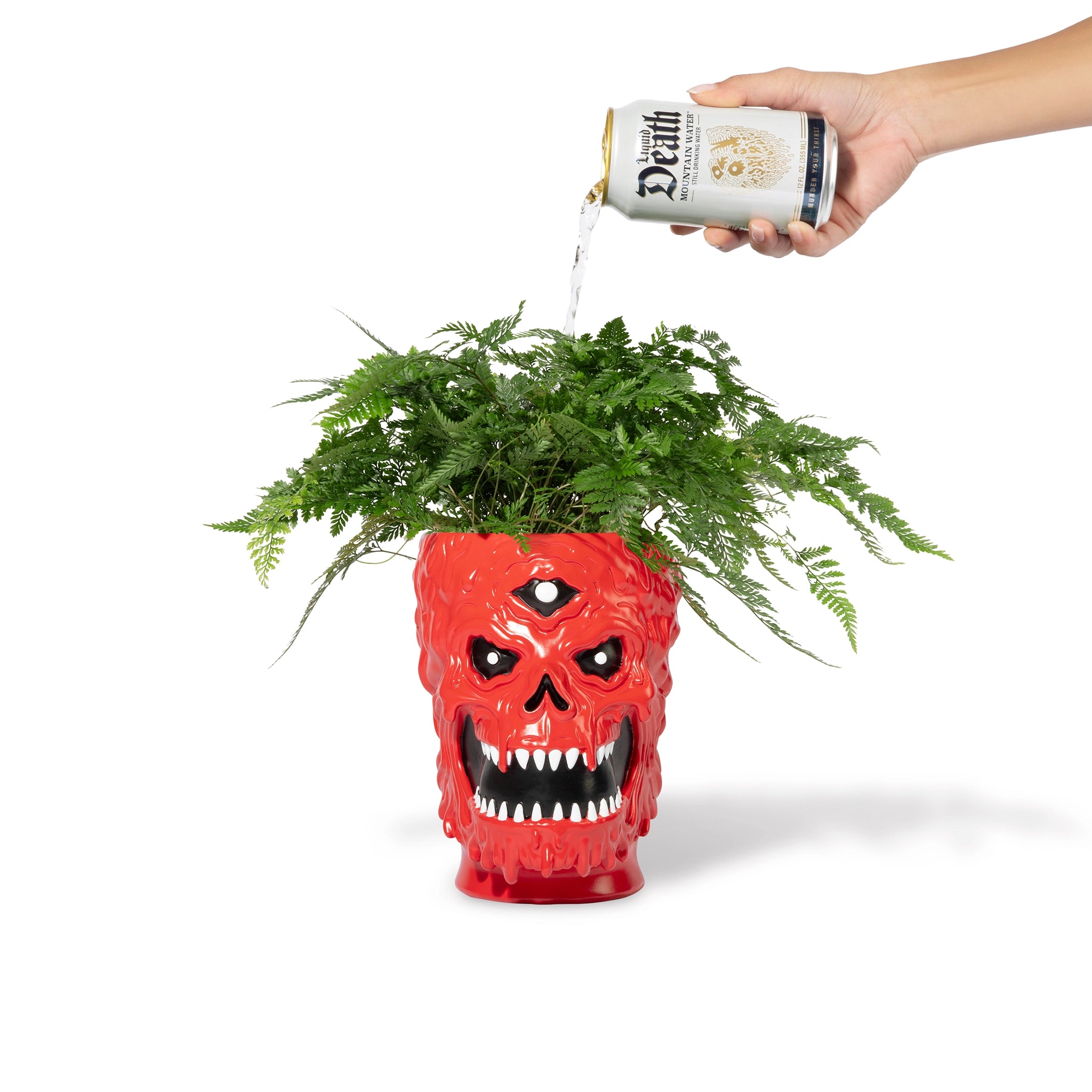 Pot Head Planter — pouring