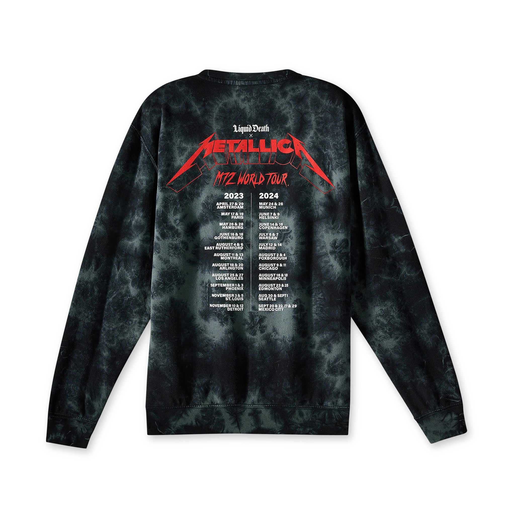 Liquid Death x Metallica Tour Sweatshirt