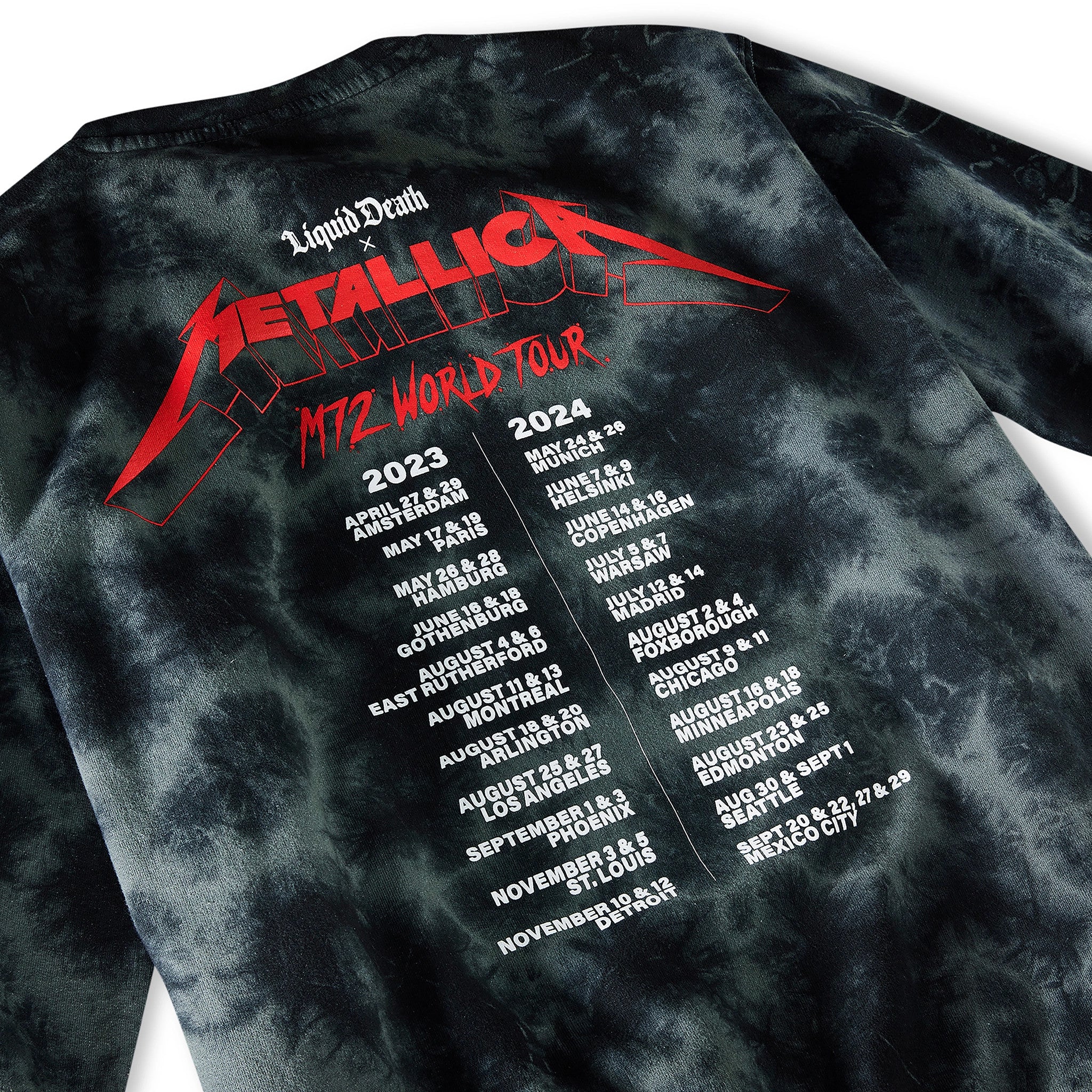 Liquid Death x Metallica Tour Sweatshirt