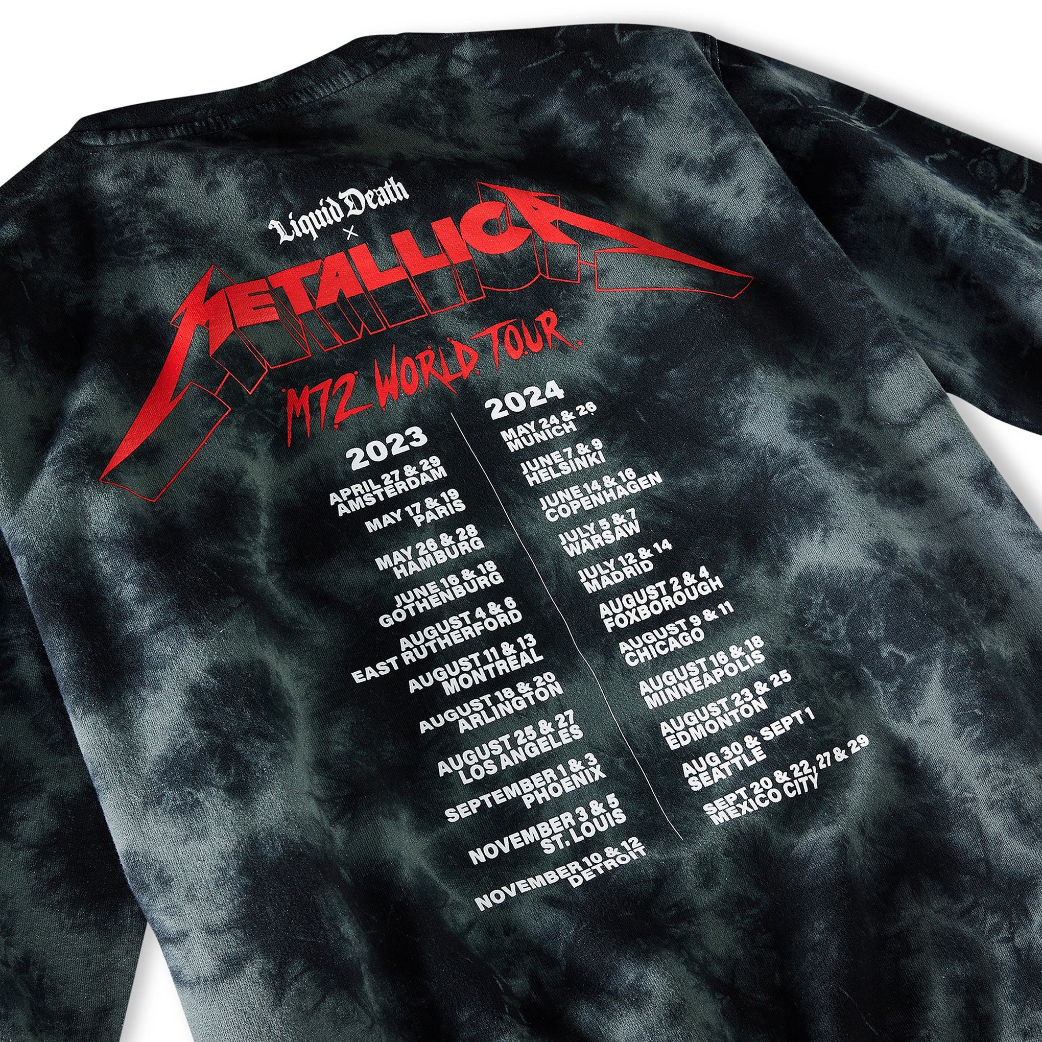 Liquid Death x Metallica Tour Sweatshirt