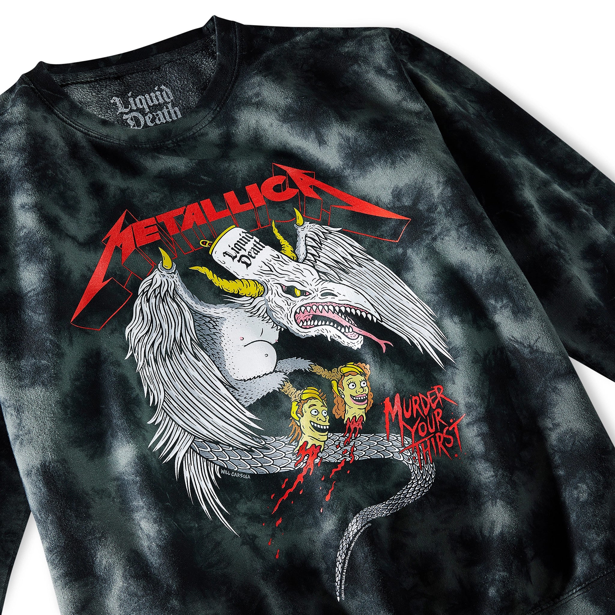 Liquid Death x Metallica Tour Sweatshirt