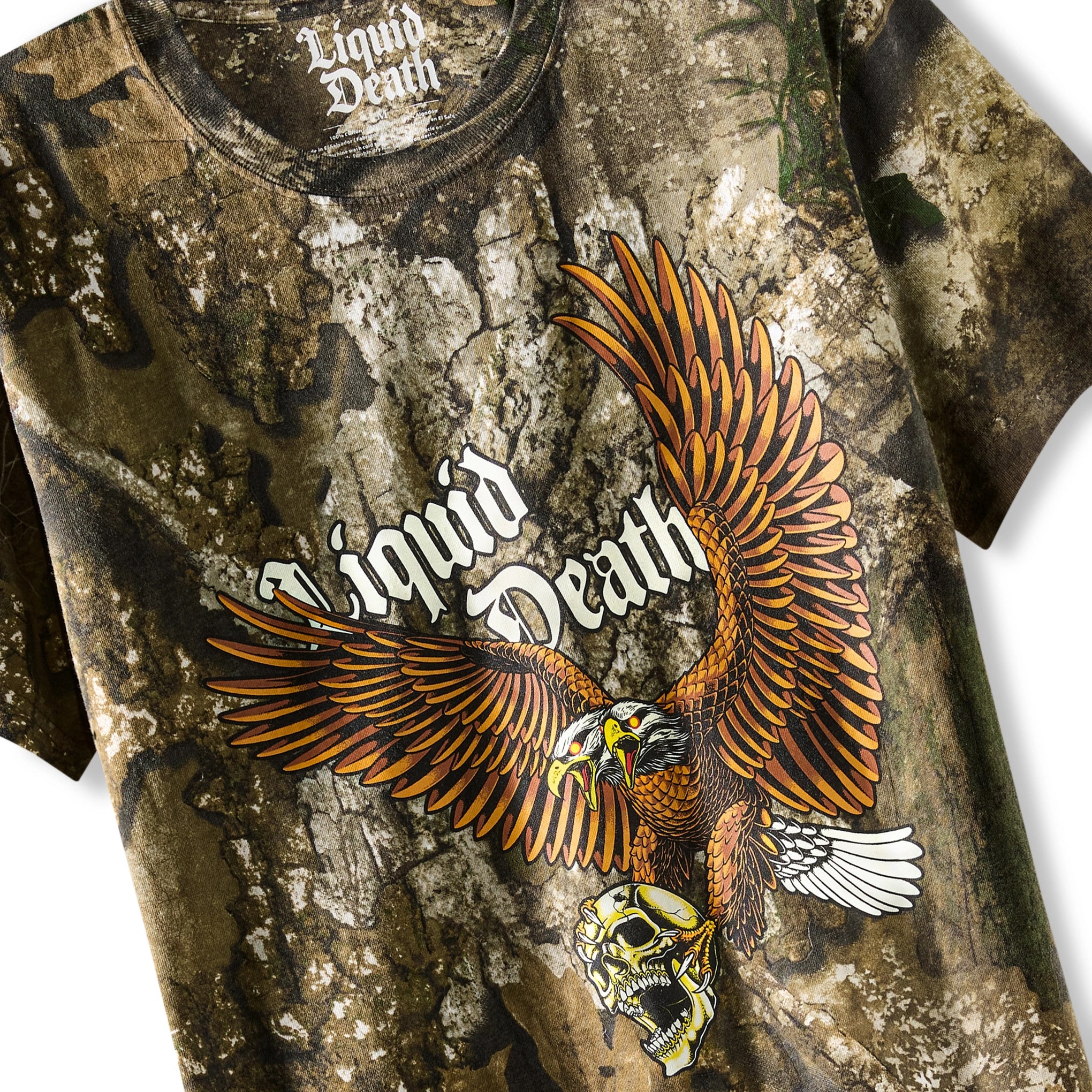 Ride or Die Tee Real Tree Graphic Front