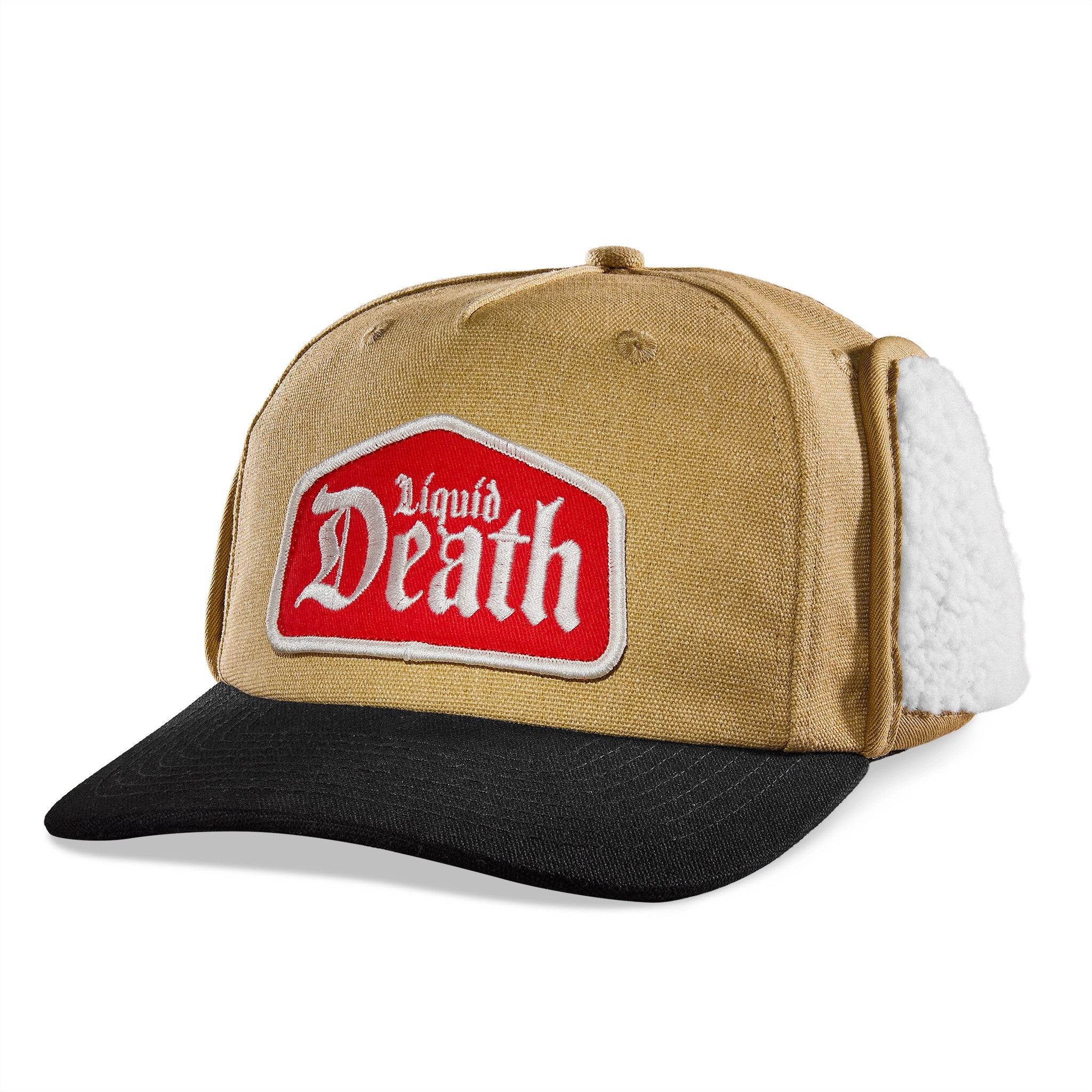 Brain Trapper Hat Front Flap Up