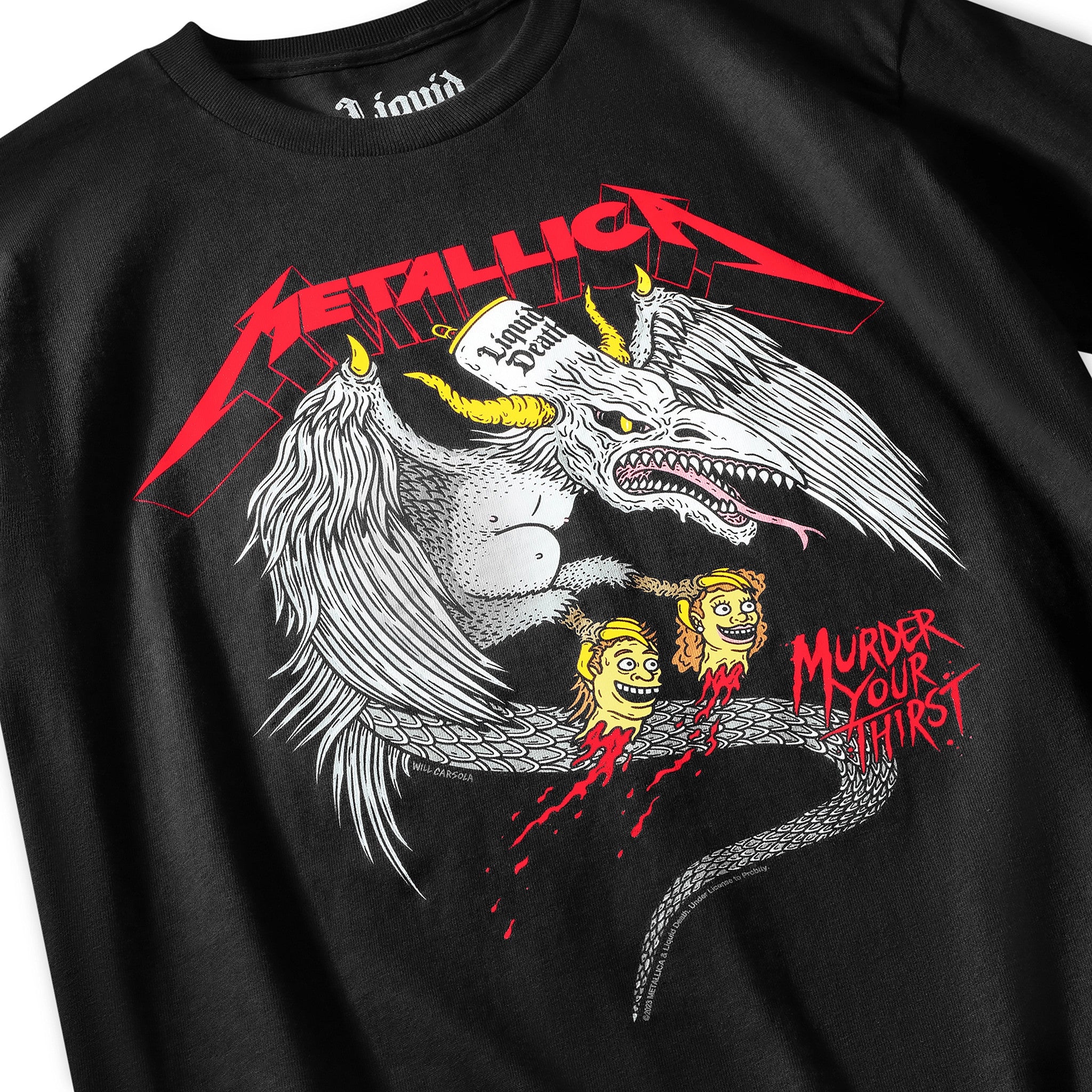 Liquid Death x Metallica Tour Tee