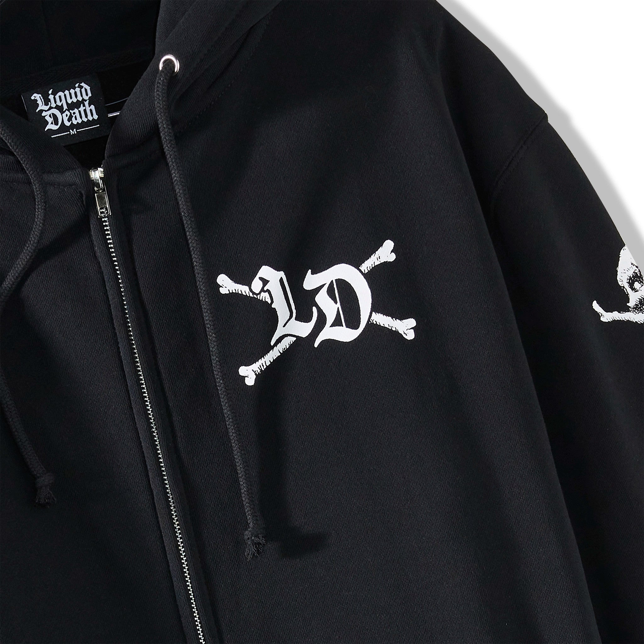Eternal Death 2 Zip Hoodie Front Detail