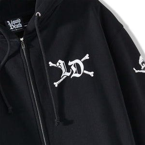 Eternal Death 2 Zip Hoodie Front Detail