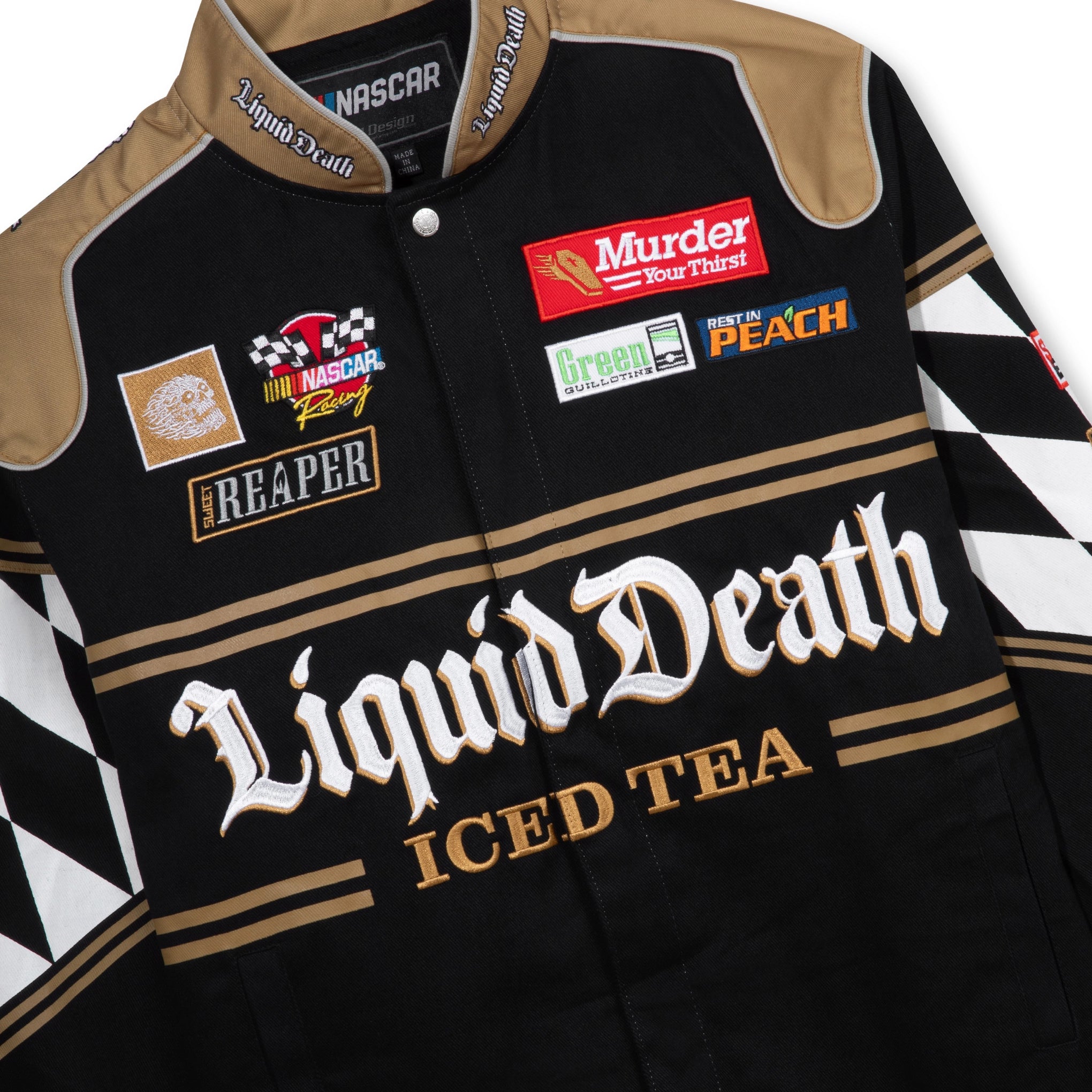 Death Driver Jacket Front Close Up