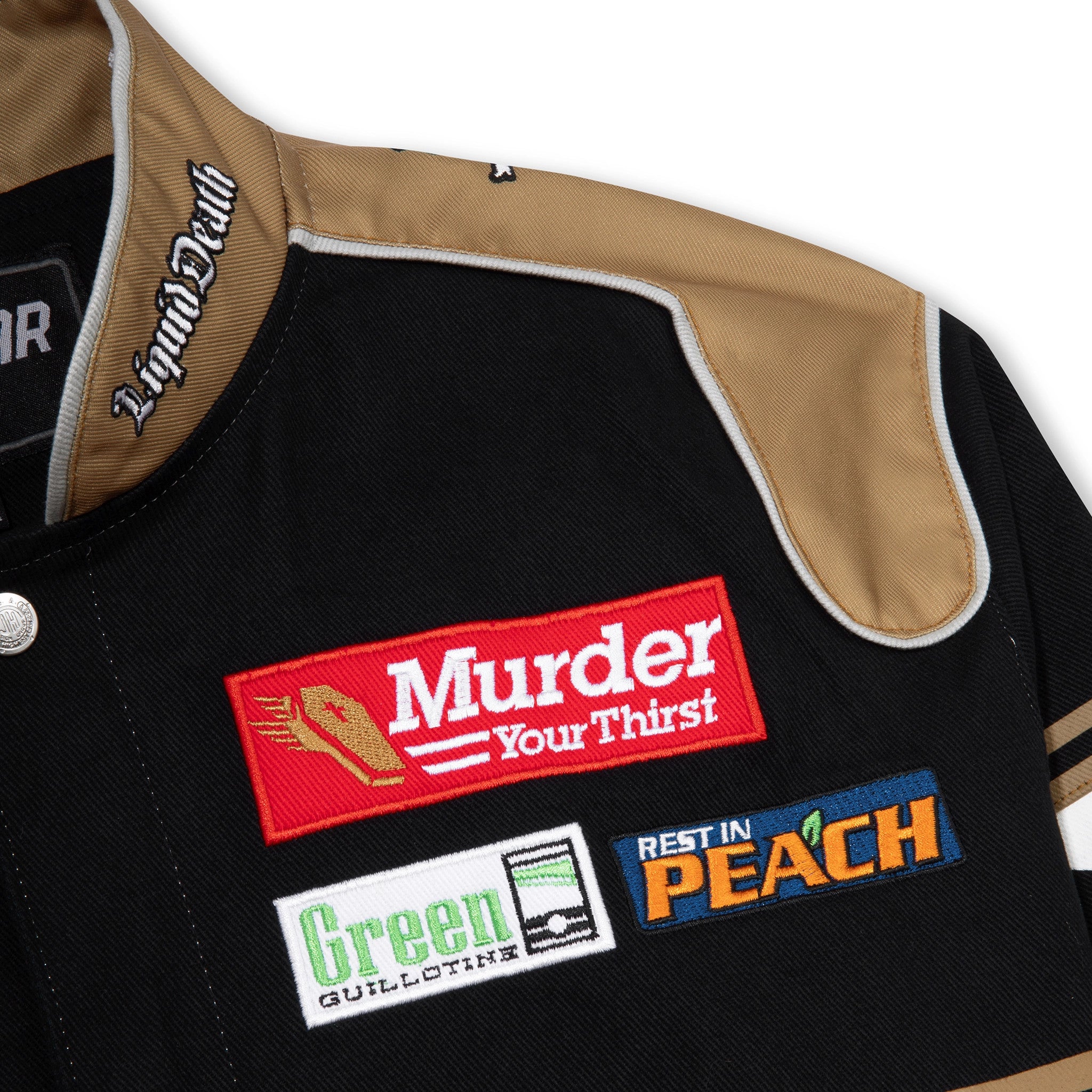 Death Driver Jacket Front Close Up