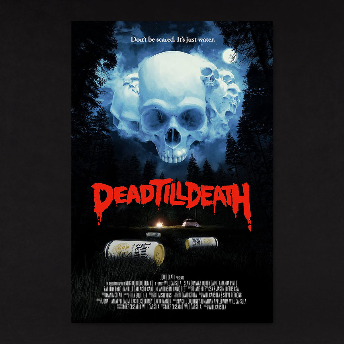 Liquid Death | Limited Edition Dead Till Death Poster