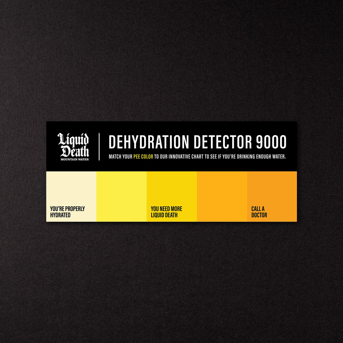 Dehydration Detector 9000
