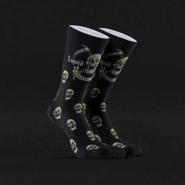 Grave Robber Skull Sublimation Socks –